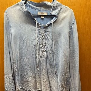 Jean lace up top